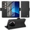 KOGENG Coque pour Honor Magic 7 Lite, Magnétique Housse en Cuir PU Premium Etui à Rabat, Pochette de Flip Portefeuille Antichoc Coque Protection Telephone pour Honor Magic 7 Lite 5G Case (Noir)