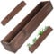 Banziaju Caja de Flores de Madera, Maceta rústica Rectangular Caja de Madera de para macetas para la Maceta para el jardín de la Granja decoración del Patio, 19.7x4x2.8