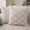 ACUSHLA Kissenbezug mit Hasenmotiv, 2er-Pack, Boho-Stil, modern, dekorativ, weich, gemütlich, für Bauernhaus, Heimdekoration, Sofa, Couch, Schlafzimmer, Terrassenmöbel (45 x 45), Rosa