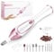 36 Piece Nail Files Electric Nail Drill File Kit,Cordless Electric Nail File Set with 11pcs Nail Drill Bits, Nail Grinder for Thick Toenail, Pedicure Tools for Feet Hand