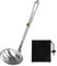 Folpus Cuchara Sopera Plegable para Mezclar Y Servir, Ideal para Viajes Y Picnics.