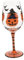 ULTECHNOVO Bicchiere da Vino Halloween Trasparente da Cocktail Versatile per Feste e Bar per Bevande Design e Facile
