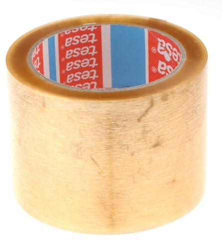 tesa 04089-00002-06 Paketband, PP, transparent, Stärke 46mm, 75mm x 66m