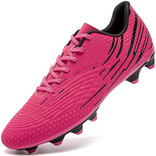 DimaiGlobal Men's Football Boots Firm Ground Soccer Shoe Women's Astro Turf Trainers Athletics Sport Futsal Shoes Teenager Profession Competition Outdoor Cleats Unisex