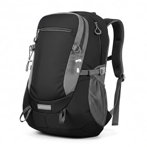 Home Markt24 Trekkingrucksack 40L Reiserucksack – Wasserdichter Outdoor Rucksack für Wandern, Camping und Stadt – Robustes 600D Polyester mit Laptopfach und 3D Mesh Rückensystem