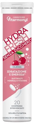 Vitarmonyl Hydrafresh Compresse Effervescenti Idratazione - Ciliegia 20 pz