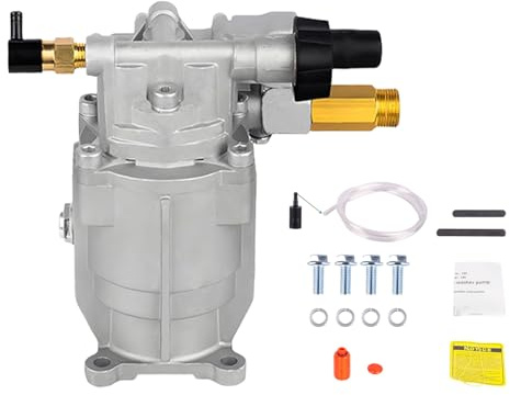 Heavy Duty 3400 Petrol Pressure Washer Pumps Replacement G3 / 4 Threaded Aluminum Strong & Lightweight for Petrol Simple Pressure Washer Fan