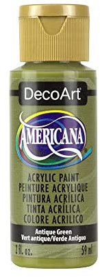 DecoArt Americana Acrylic Paint, 2-Ounce, Antique Green