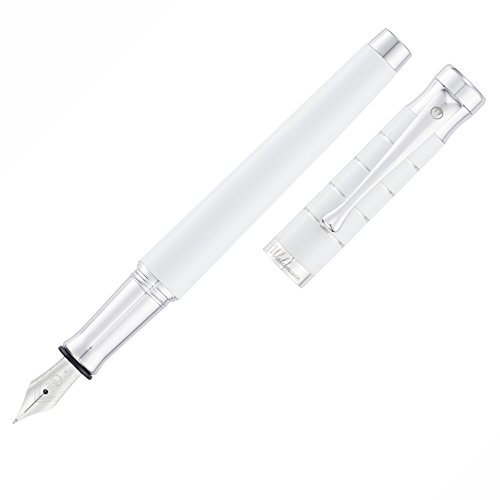 Waldmann Füllhalter Tango, weiß, Sterling Silber, Feder:mittel (M)