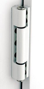 WDS Lancs uPvc Door Butt Hinge 115mm Angled - White