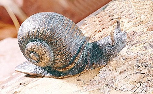 Rottenecker Bronzefigur, Skulpturen, Schnecke gerade 7 cm lang