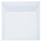 Paper24 25 Quadratische transparente Briefumschläge 220 x 220 mm 22 x 22 cm mit Haftstreifen, 100g