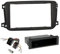 Sound-way Kit Montaggio Adattatore Autoradio, Mascherina 1 DIN / 2 DIN Compatibile con Smart Fortwo 451 Facelift 2010-2015