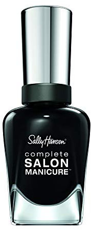 Sally Hansen Complete Salon Manicure Nail Polish, Black and Blue Shades, Hooked on Onyx