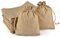 PLECUPE 20 Stück jutesäckchen, Jutebeutel 17x23 cm, Geschenktüten, Leinenbeutel Natur Jutesäckchen mit Tunnelzug für Weihnachte, Hochzeit, Schmuck, Geburtstagsfeier, Adventskalender, DIY, Party, Khaki