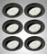Trango 6er Pack Einbaustrahler 6729-065MOSD in matt schwarz rund inkl. 6x dimmbar LED Modul in 3 Stufen dimmbar nur 30mm Einbautiefe Deckenleuchte Einbauspots