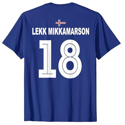 Island Fußball Sauf Trikot Mallorca lustig Lekk Mikkamarson T-Shirt