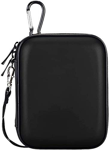 Lacdo Fundas para Discos Duros Externos 2.5 para Seagate Basic/Expansion, Seagate Game Drive/Portable Drive/Backup Plus/One Touch HDD 1TB 2TB 3TB 4TB 5TB Bolsa de Viaje Antigolpes, Negro