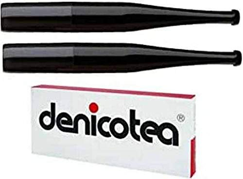 Denicotea Porte-cigarettes 2 pointes standard + 10 filtres