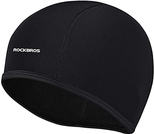 ROCKBROS Fahrrad Wintermütze Funktionsmütze für Herren | Unterziehmütze Outdoor Laufmütze
