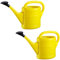 Gießkanne 5 L (2X) GELB Blumenkanne Gartengießkanne