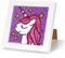 Wishstar Diamond Painting Einhorn Kinder Mädchen,5D DIY Einhorn Diamant Painting Pferde,Mosaik Bastelset Kinder Diamant Paint Full Mosaikherstellung Kits für Geschenk Home Room Wand Decor 15x15 cm