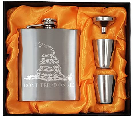 Gadsden Flachmann-Geschenkset