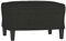 vidaXL Repose-pied Pouf de Chambre à Coucher Tabouret de Canapé Meuble de Salon Salle de Séjour Maison Intérieur Noir 60x50x41 cm Tissu