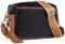 Roulens Petit Sac Bandoulière Femme avec 3 Compartiments Zippés, en Cuir PU, Sac à Main avec Large Sangle Réglable et Amovible