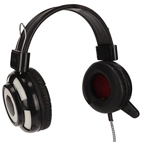 Casque de Jeu USB Pro pour PC, Casque D'ordinateur avec Micro Antibruit, Double 3,5 Mm et Interface USB Stéréo à Volume Réglable, Casque de Jeu PC pour PC Latop