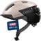 ABUS Fahrradhelm Purl-Y ACE mit LED-Licht – geeignet Fahrten auf E-Bike und S-Pedelec – Trendiger NTA-Schutzhelm für Erwachsene und Jugendliche – Beige, Größe S