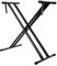 Holdfiturn Keyboard Stand X Frame Electronic Piano Bracket 7 Position Folding Adjustable Height 49cm-97cm Electronic Piano Bracket with Locking Strap