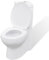 Homgoday WC - Inodoro de cerámica para esquina de baño, color blanco