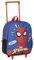 Schulrucksack im Trolley-Stil von Spiderman, Blau, 25 x 10 x 29 cm, Trolley-Rucksack aus Polyester, inklusive Anti-Rutsch-Stollen, Originalprodukt, entworfen in Spanien, blau, Estándar, Casual