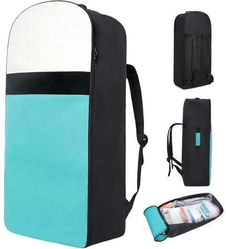 Mednkoku Paddleboard Bag Paddle Board Rucksack 16x10x36in Reißverschluss -Paddleboard -Beutel mit Hebedegriff feinstichen Paddelbretttasche für Surfboard & Accessoires, nur Tasche