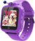 Awatty Kids Smart Watch for Boys Girls, Girl's Fashion Smartwatches for 5-12 Year Olds Children, Birthday Gift Toy for Kids, Purple Digital Watch with 14 Puzzle Games and 90° Rotating Camera