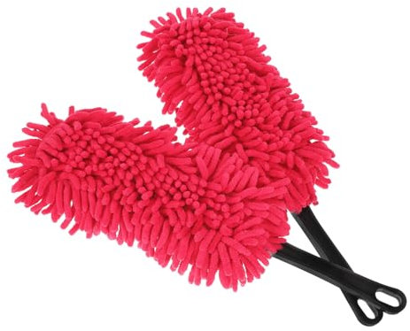 OKUMEYR 2pièces Plumeau Chenille pour Voiture Brosse De Nettoyage sans Rayures Lot pour Dépoussiérer Extérieur des Véhicules