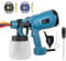 700W Farbsprühsystem, HVLP Lackierpistole Elektrisch mit 2 Düsen und 3 Sprühmuster, 1200ml Verstellbarem Farbfluss Farbsprühgerät für Zäune, Schränke, Wände, Decken, Möbel