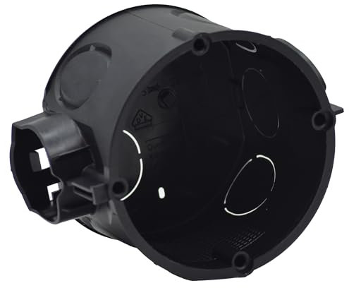 O4L Ø 60mm Unterputz-Schalterdose Gerätedose Verbindungsdose mit M25 Stutzen Tiefe 41mm, 10 Stück