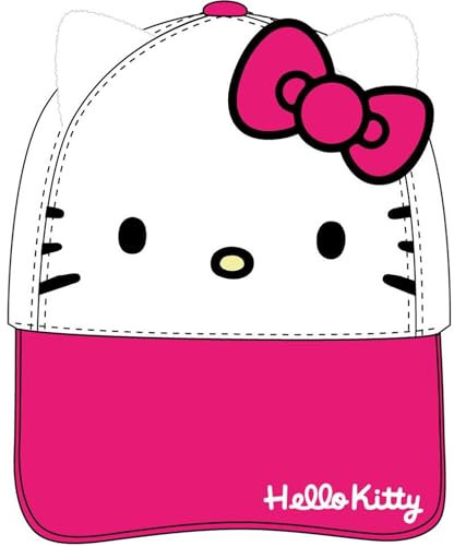 Hello Kitty Kindermütze, Weiß, Marke EAN: 8445484495270