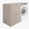 PLATAN ROOM Armadietto per lavatrici, larghezza 130 cm, con armadio, lavatrice/asciugatrice, per bagno (con armadio, cashmere)