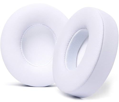 Cuscinetti di ricambio in memory foam per cuffie wireless Beats Solo 2 e Solo 3, bianco