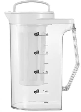 Harewtwy Fridge Large Water Pitcher Suitable for Cold Drinks 1.6L, Perfect for Ice Beverages