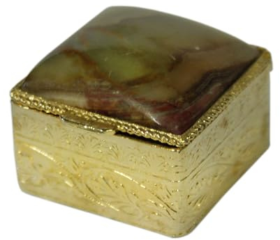Knight Onyx Snuff Box (square)
