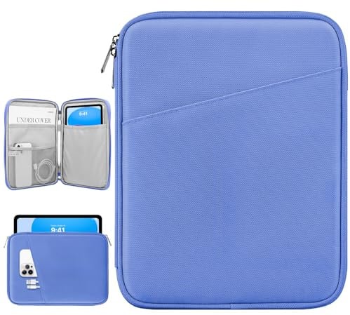 Dadanism 9-11 Zoll Tablet Sleeve Tasche, Veilchen | für iPad Air 11 M4/M3, iPad Pro 11 M5, iPad (A16) 11, iPad 10. Gen/Air 5/4 10,9, iPad 10,2, Galaxy Tab A11+ 11/S10 Lite