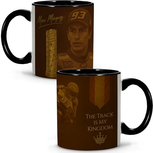 Tasse Marc Marquez 93, Legends des Sports, Frühstückstassen, Vatertagsgeschenk, originelle Geschenke für den unsichtbaren Freund, einzigartige Kollektion Legends, Tasse 330 ml Marquez