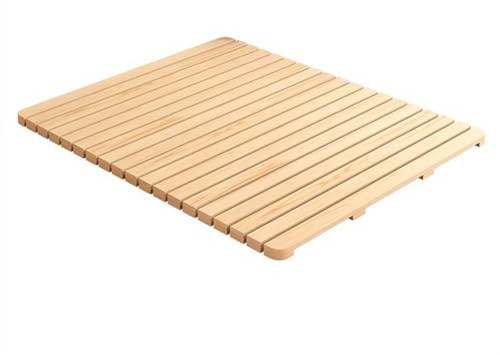 Faltbares Bettgestell mit atmungsaktiven Latten für minimalistischen Stil und bequeme Unterstützung