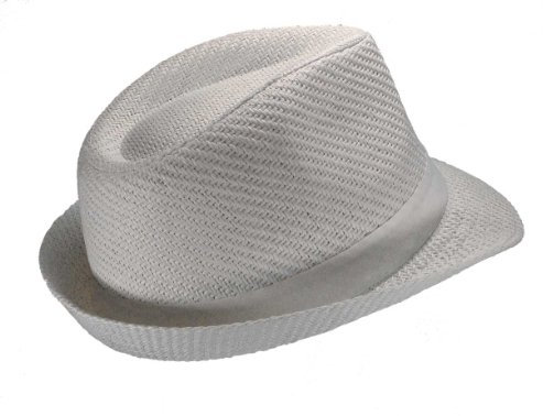 Harrys-Collection Trilby Hut in 3 Farben, Farbe:weiss, Größe:M