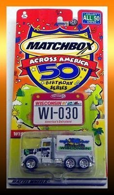 Matchbox Across America 50th Birthday Series Wisconsin Peterbilt Tanker by Matchbox
