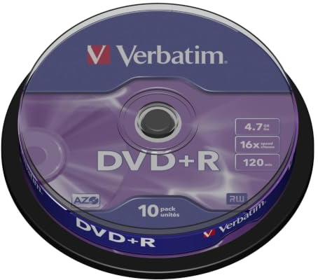 Verbatim DVD+R 4.7GB 10 Spindel